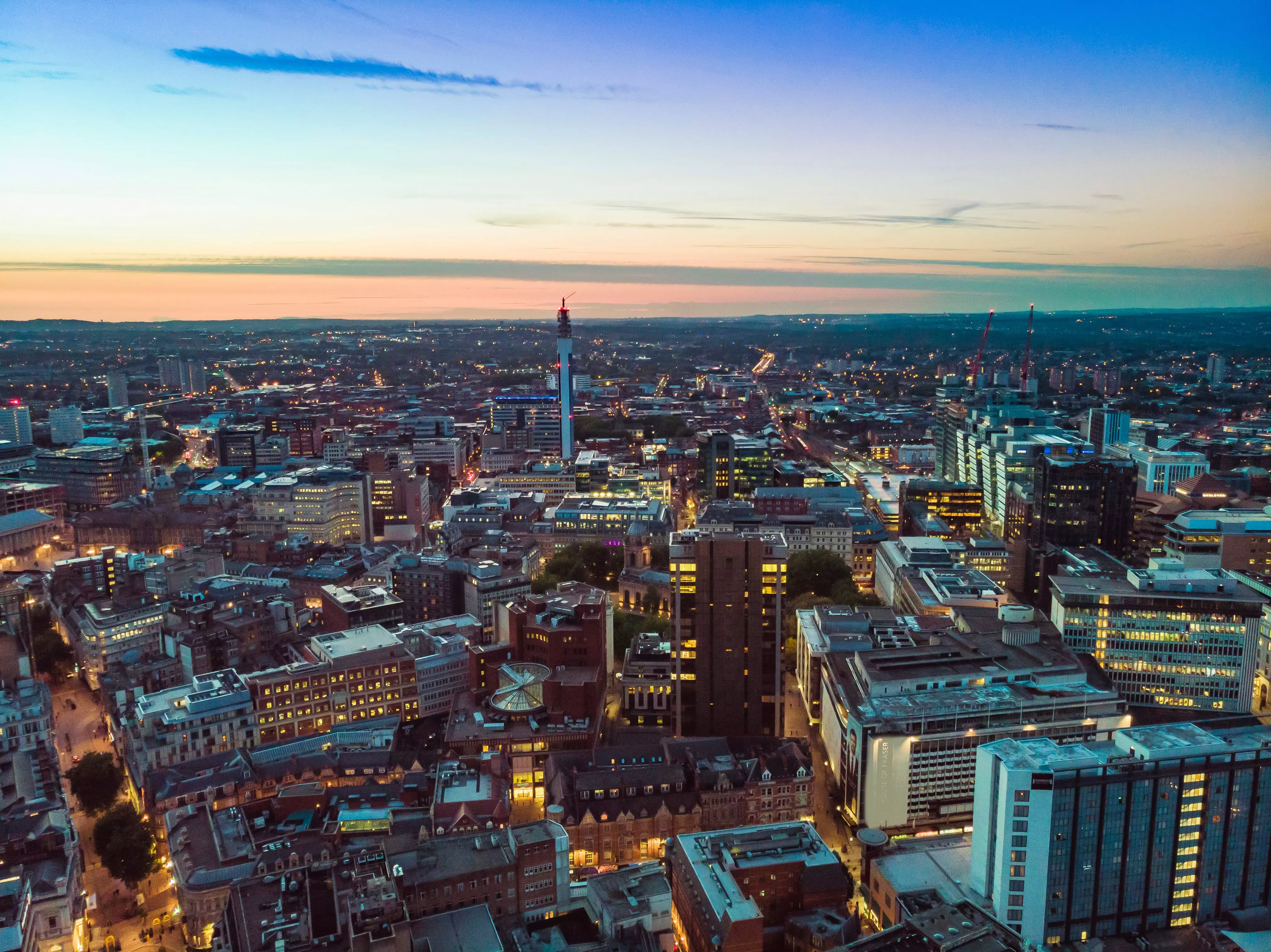 Birmingham City wide shot