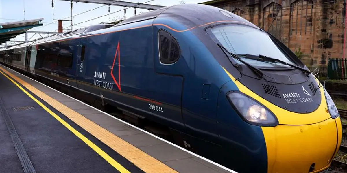 Pendolino train front view