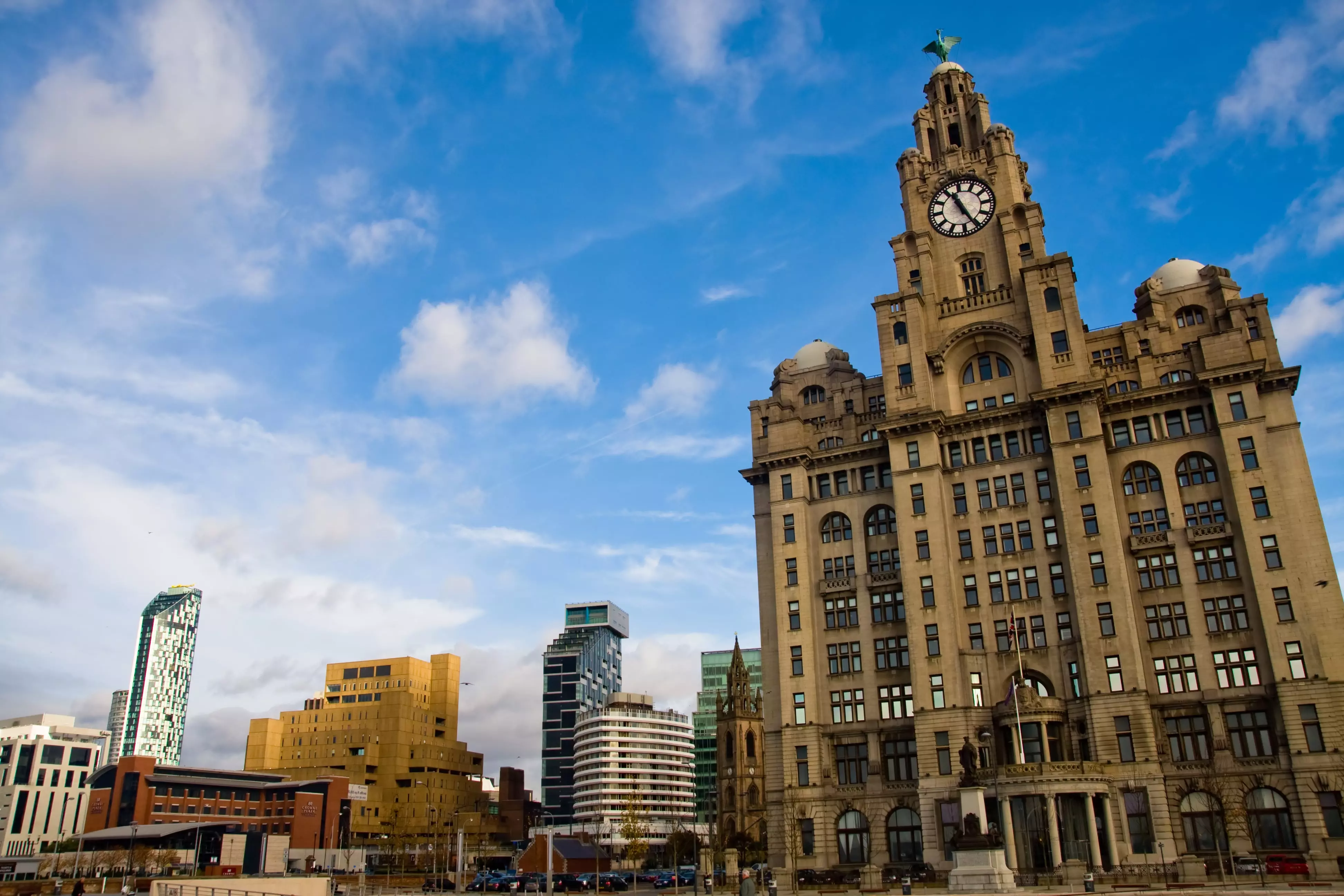 Wide angle of Liverpool