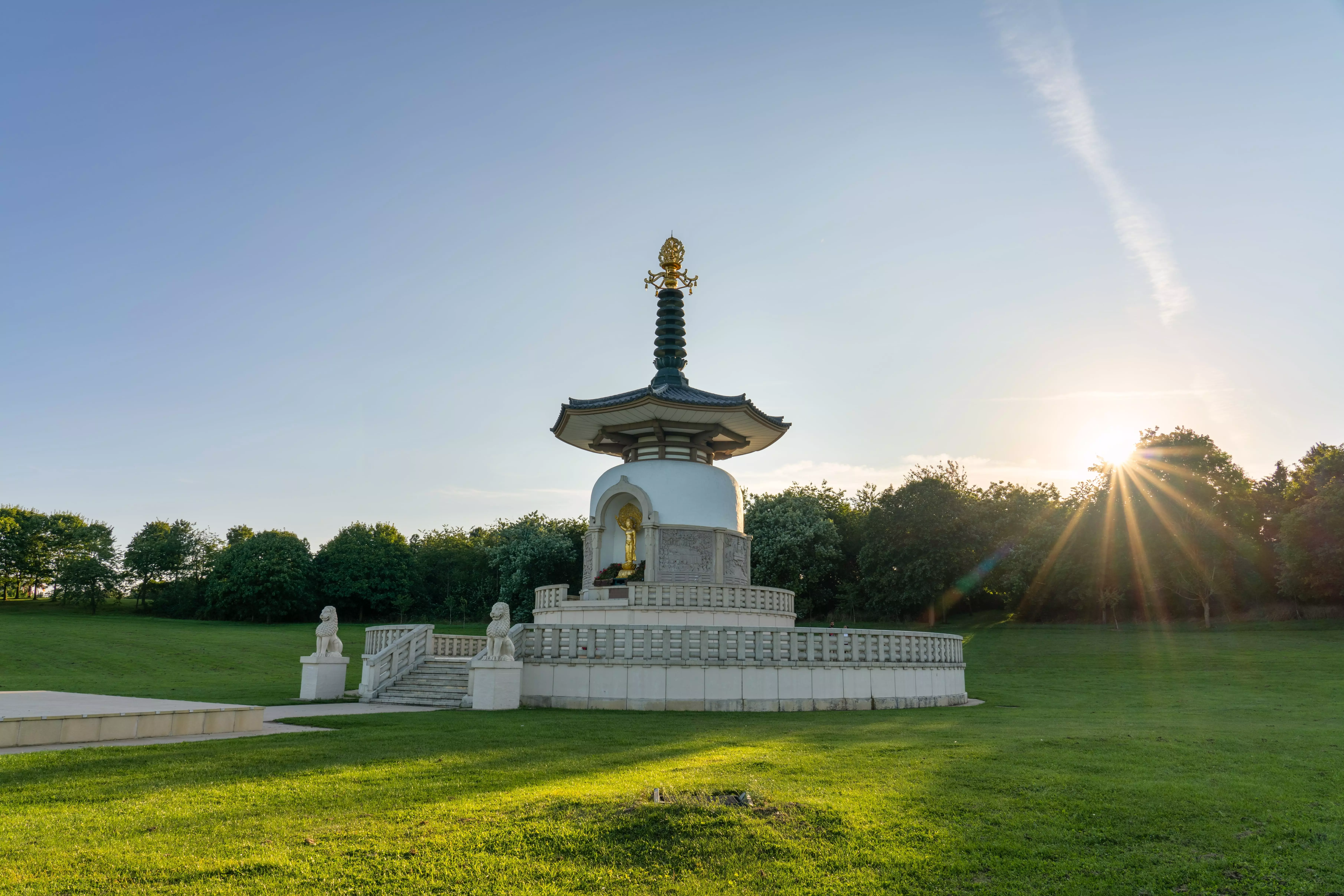 Peace Pagoda at Willen Park