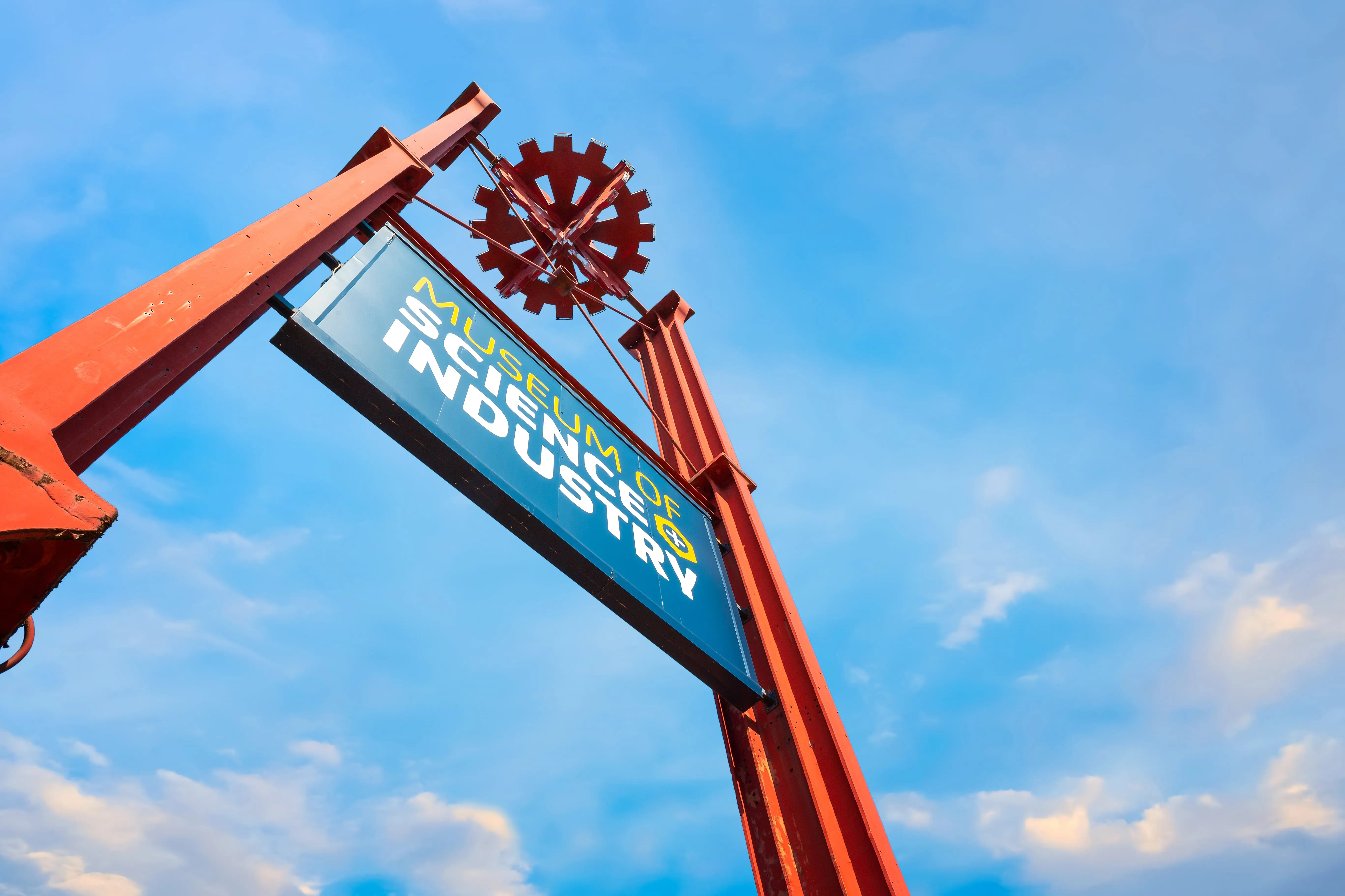 The Top Railway Museums in the UK: The Museum of Science and Industry’s main sign