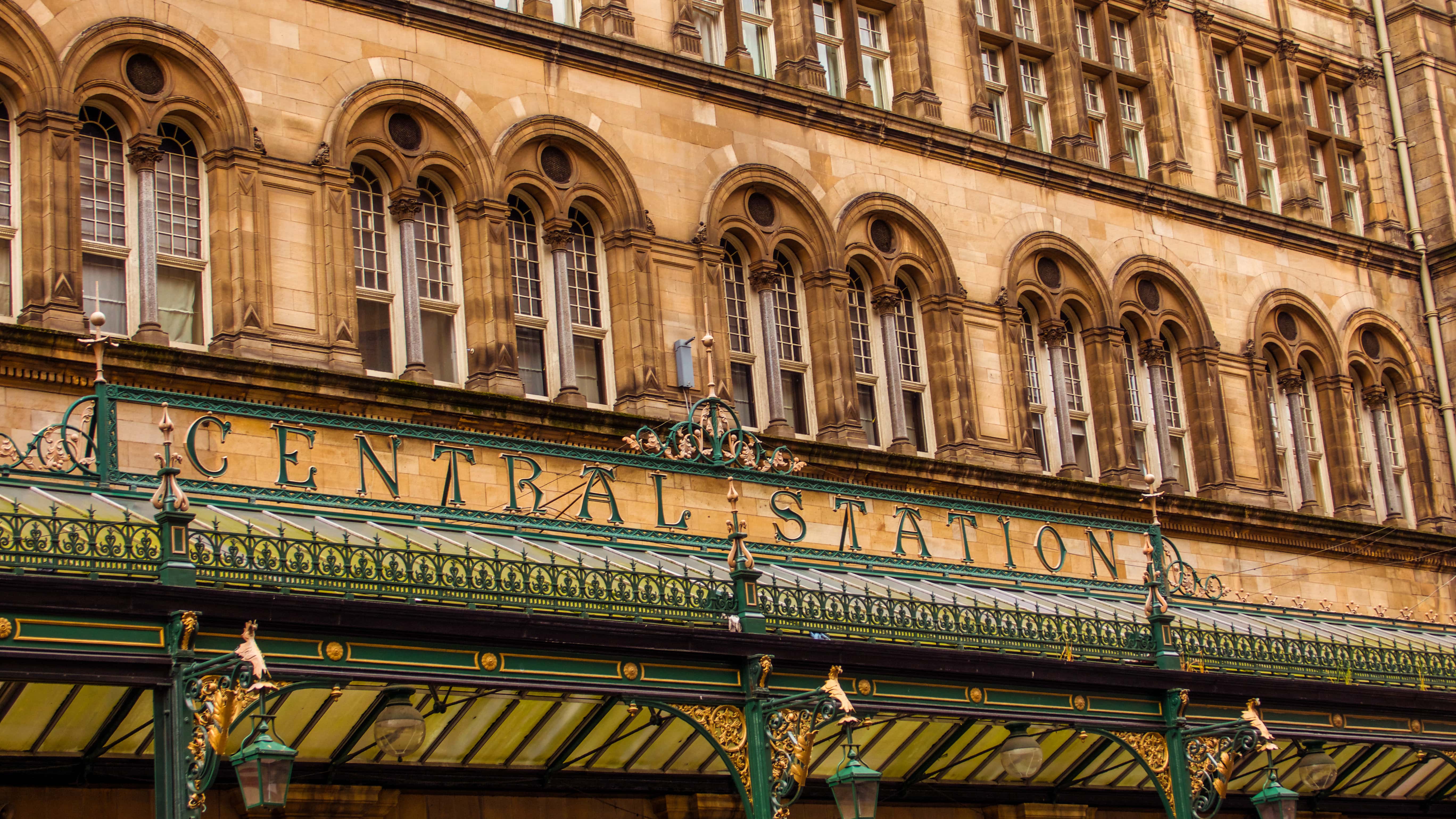 Train Travel for Leisure: An exterior shot of Central Station, Glasgow.