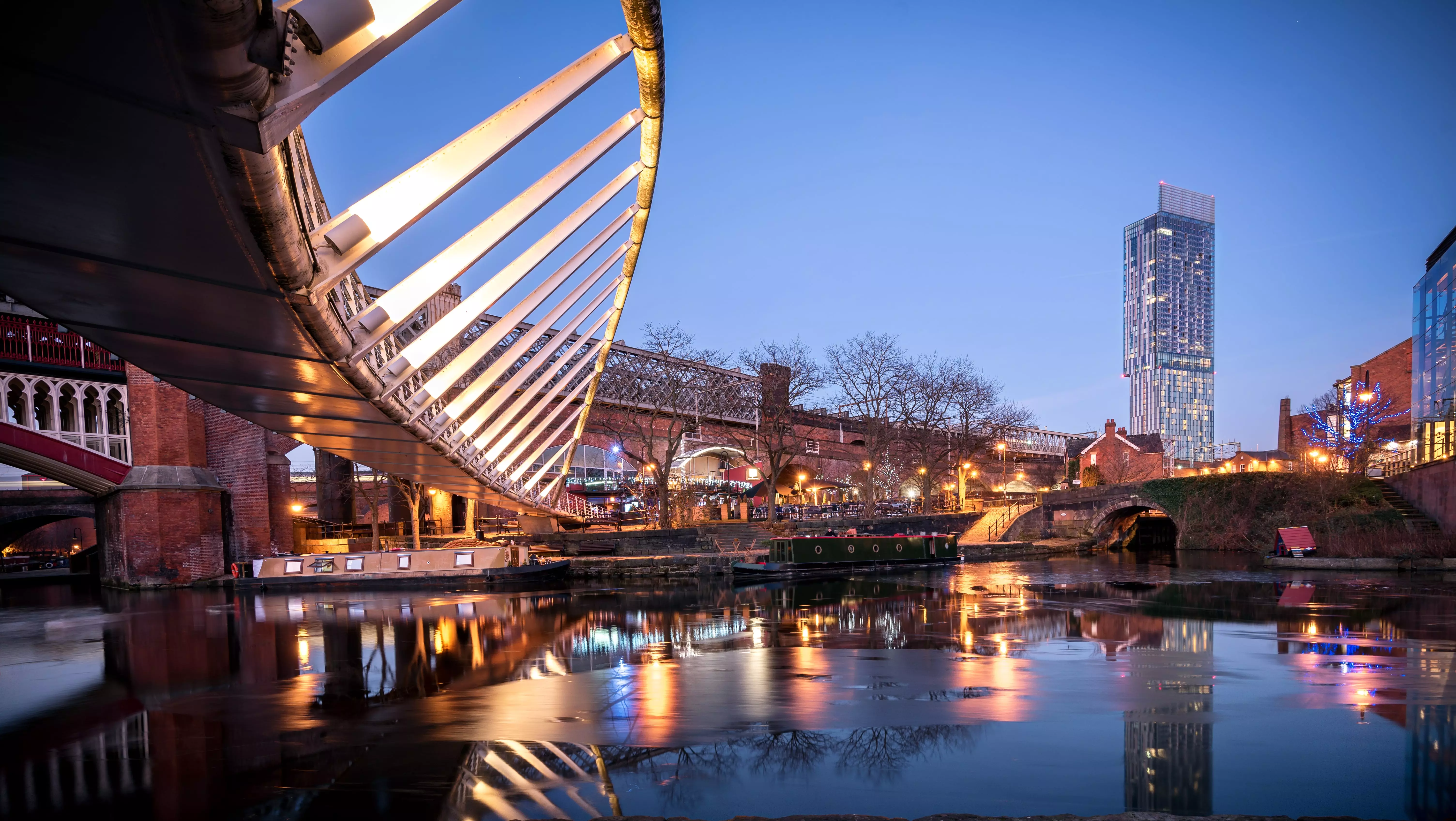 Castlefield, the River Irwell, Quay Street, Deansgate