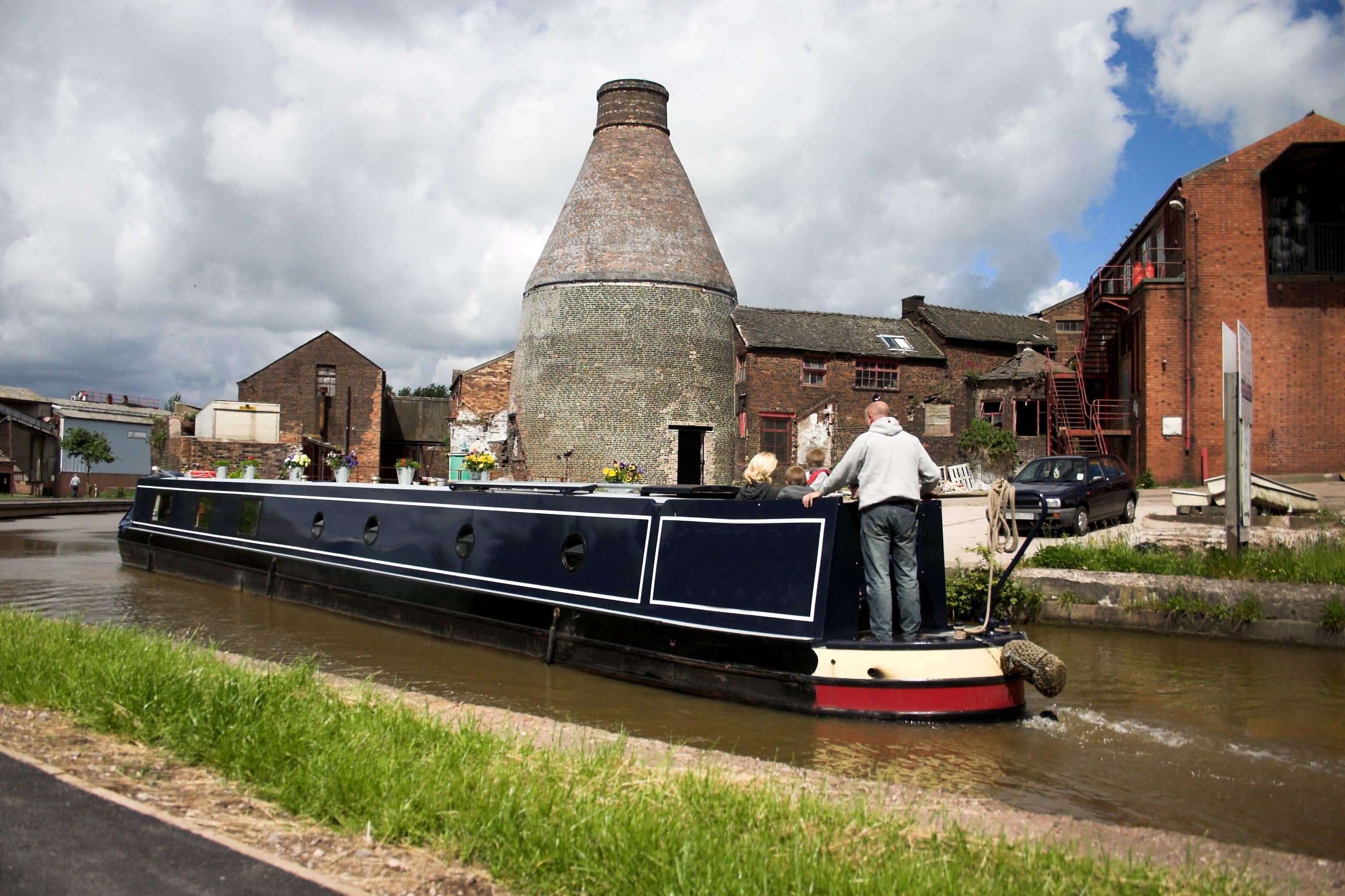 Train on Foxfield Railway