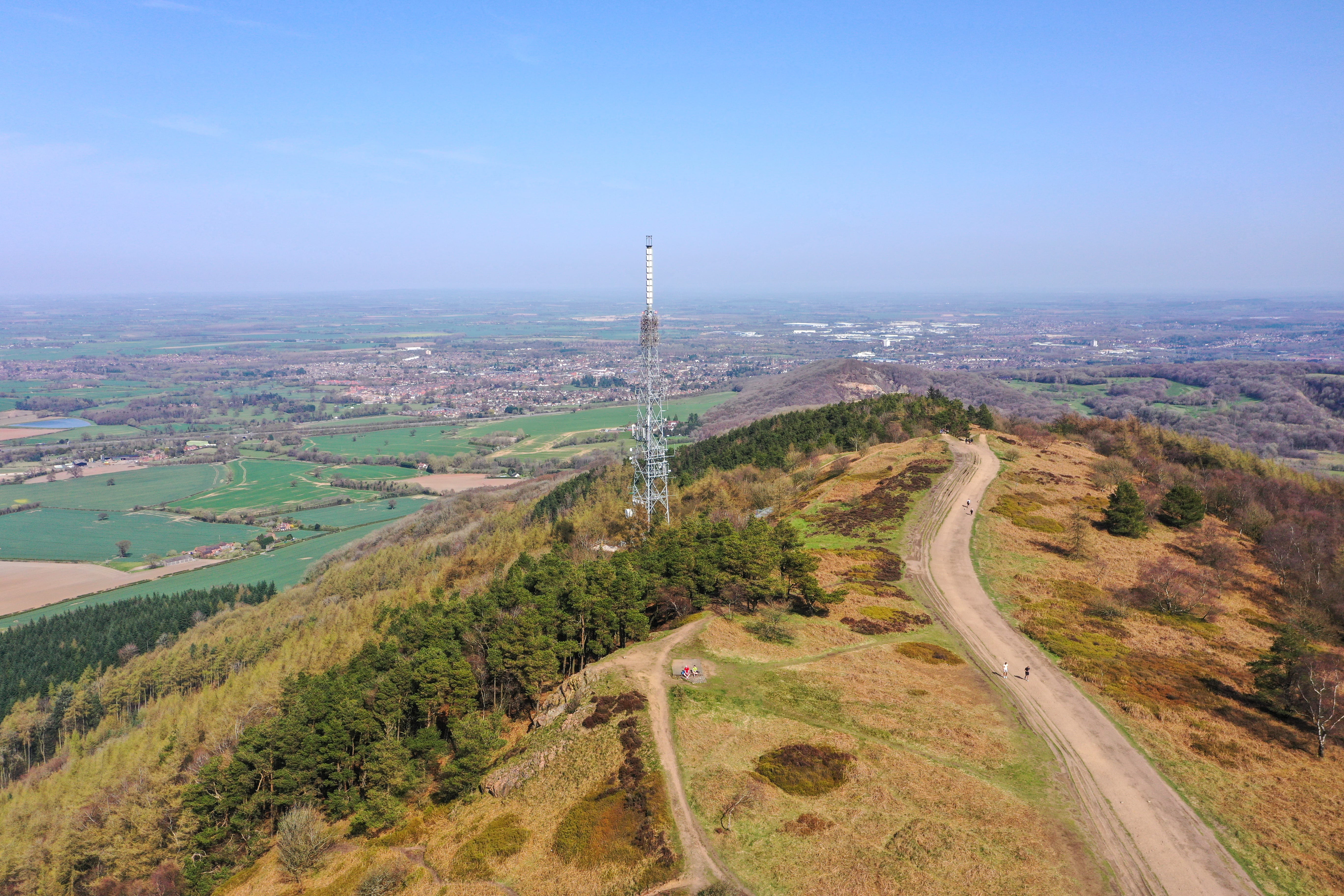 View from Wrekin viewpoint over Wellington